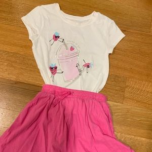 🌺 Baby Gap Size 5 Tee and Short